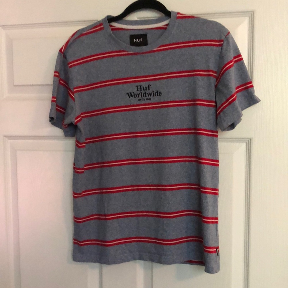 HUF Short Sleeve Shirt 100% Cotton Medium Size